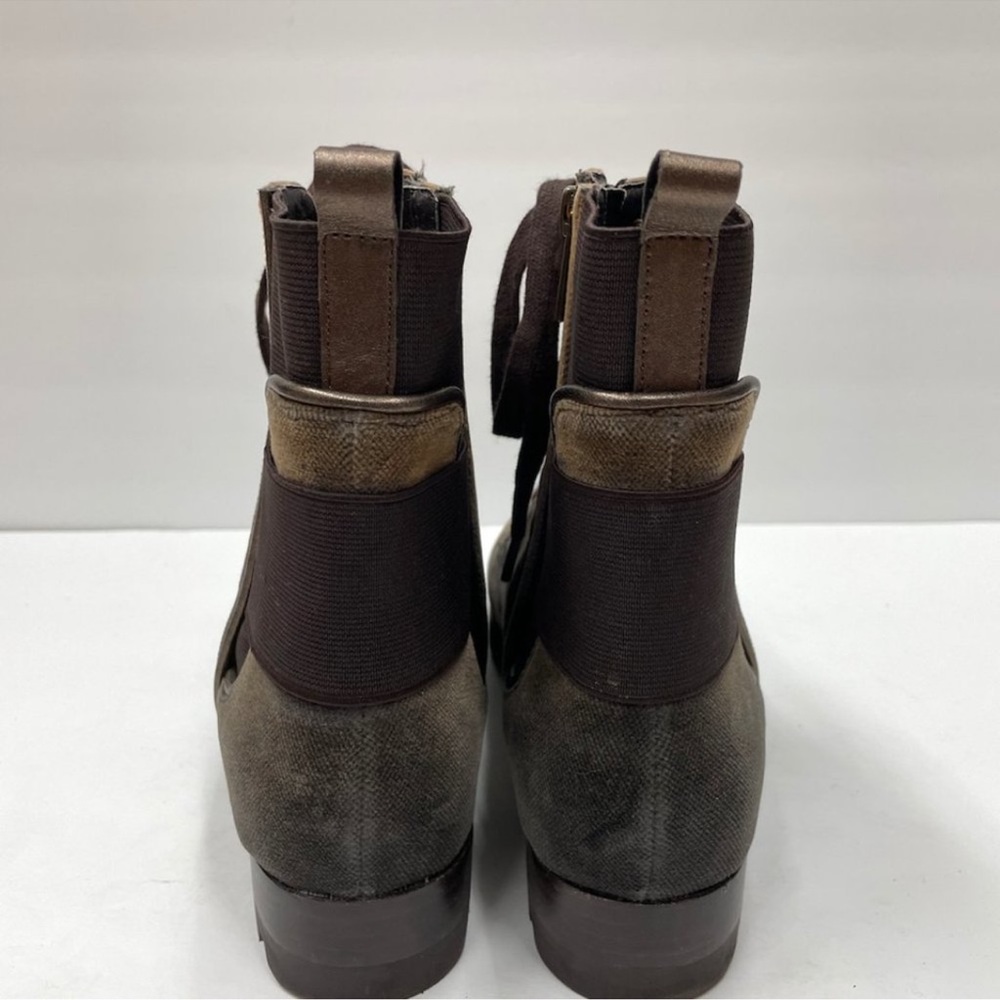 Donald J. Pliner “Esa” Brown Lace Up Combat Boots, Size: 7 - Picture 6 of 11